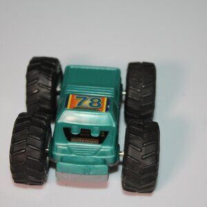 Vintage Double Sided Friction 4x4 Race‎ Car *TY